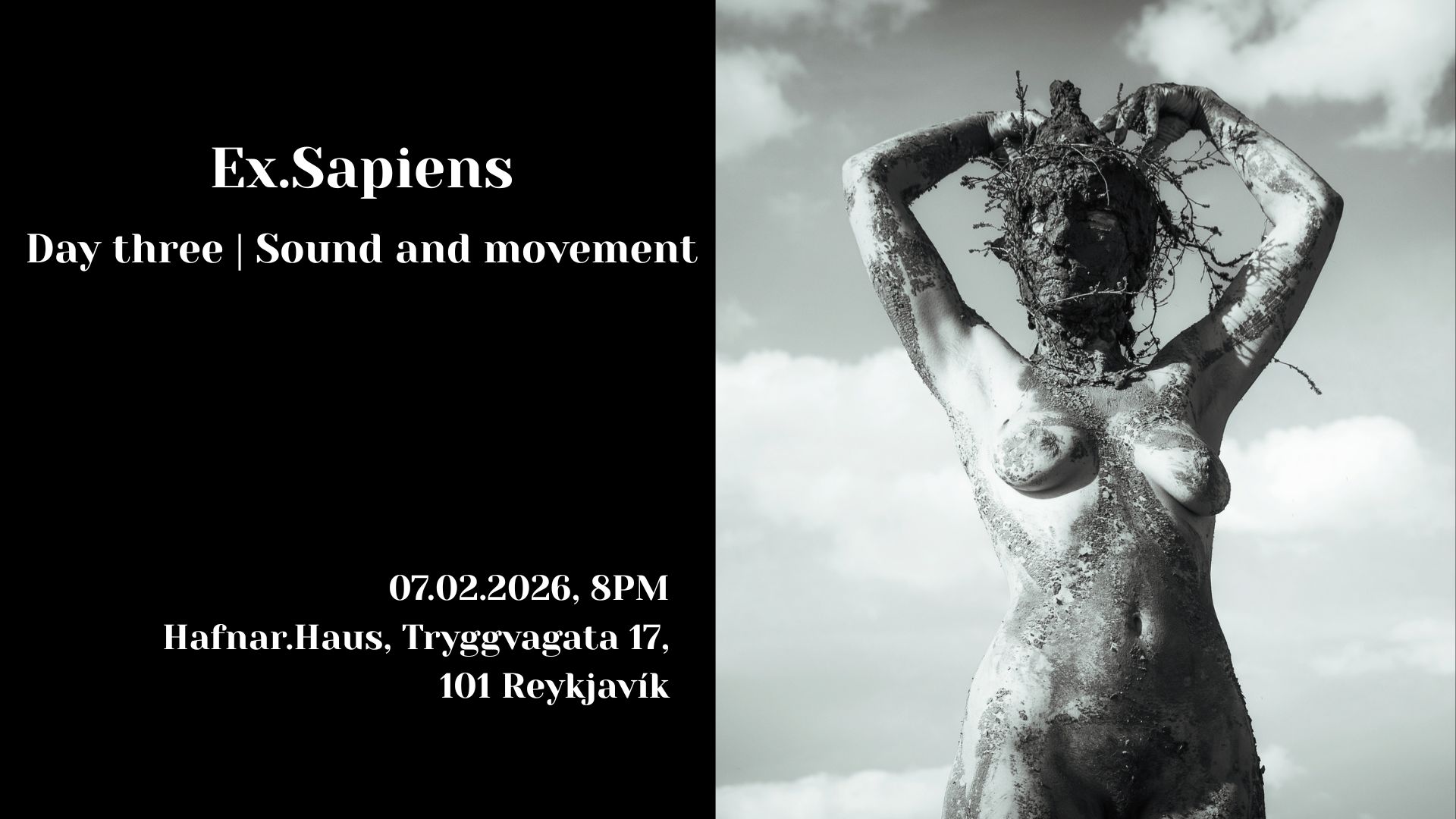 Performance for Ex.Sapiens exhibition | hafnar.haus Reykjavik | Feb.07 2026