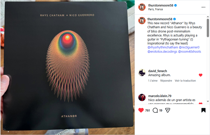 “Athanor” as described by Thurston Moore