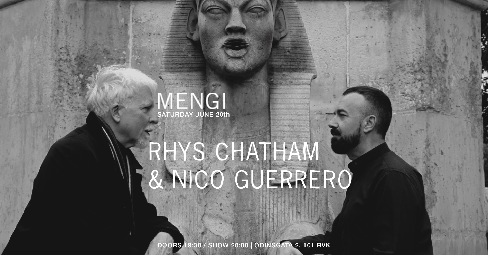 Rhys Chatham & Nico Guerrero | Mengi Reykjavik | June 20 2026